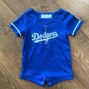0/3m Dodgers onesie MLB genuine merch tag